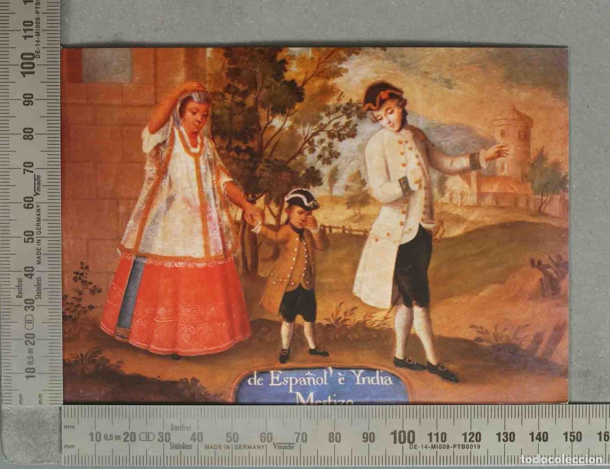 Cartes Postales: POSTAL. Serie de Mestizajes. Cobres An&oacute;nimos XVIII - Cobres an&oacute;nimos - Cobre