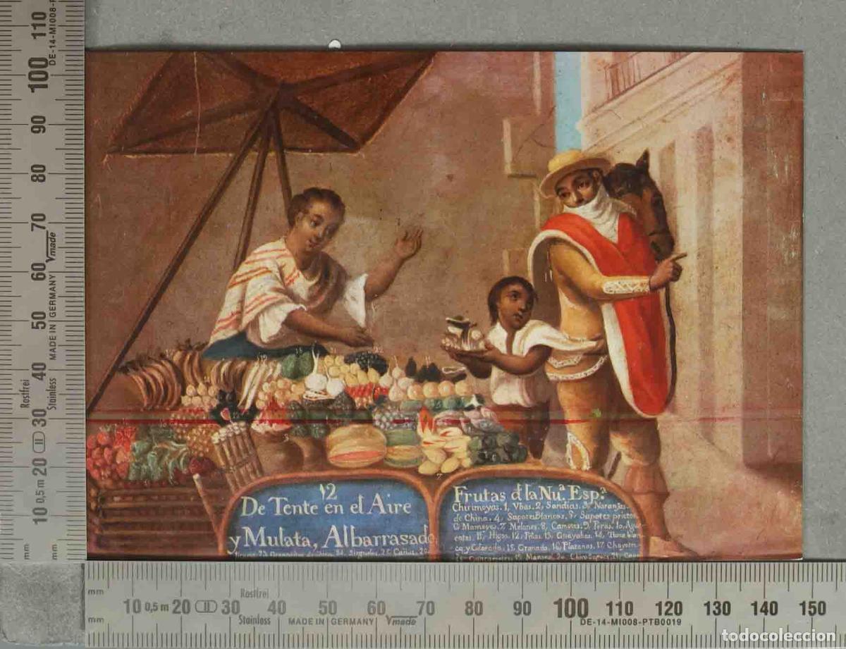 Cartes Postales: POSTAL. De Tente en el Aire y Mulata, Albarrasado - Pintura de Castas