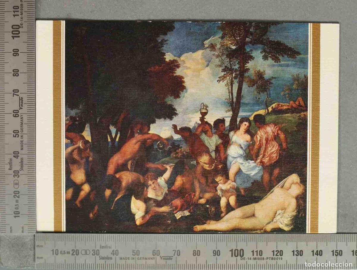 Cartes Postales: POSTAL. La bacanal de los andrios - Tiziano Vecellio