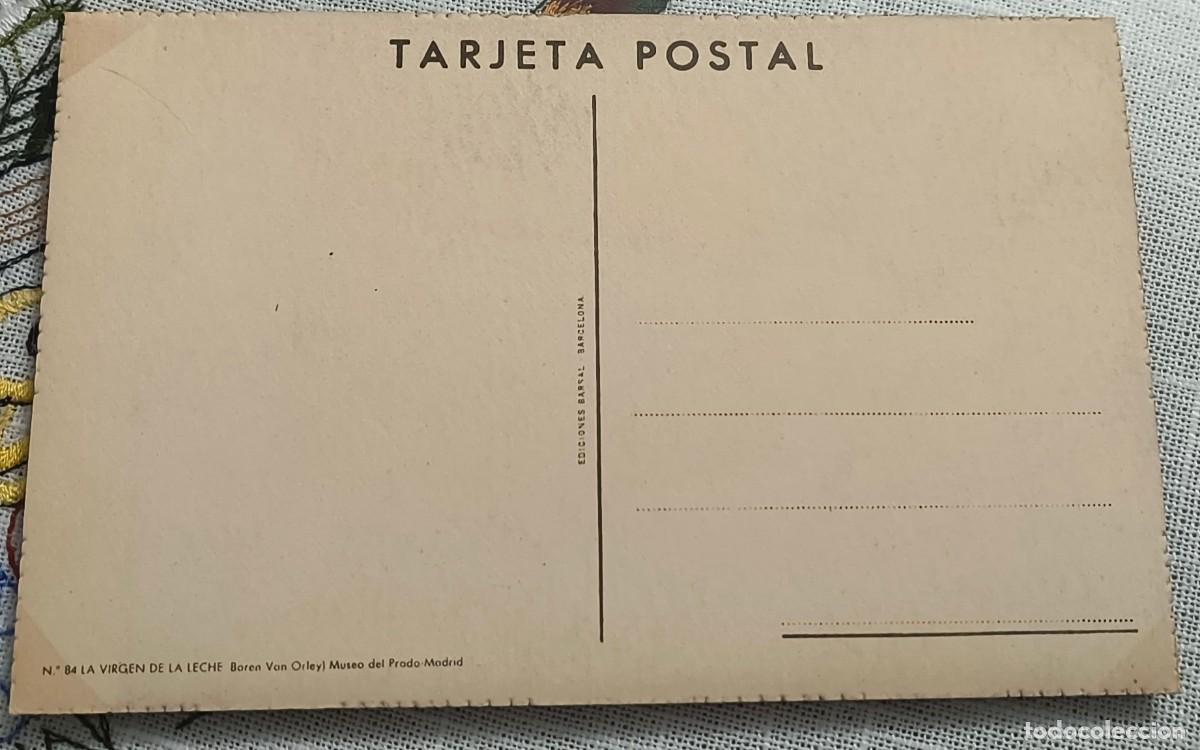 Postales: POSTAL ARTE RELIGIOSO | LA VIRGEN DE LA LECHE - Foto 2