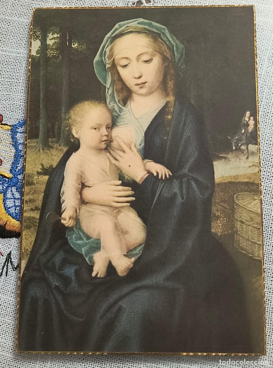 Cartes Postales: POSTAL ARTE RELIGIOSO | DESCANSO EN LA HUIDA A EGIPTO - GERARD DAVID