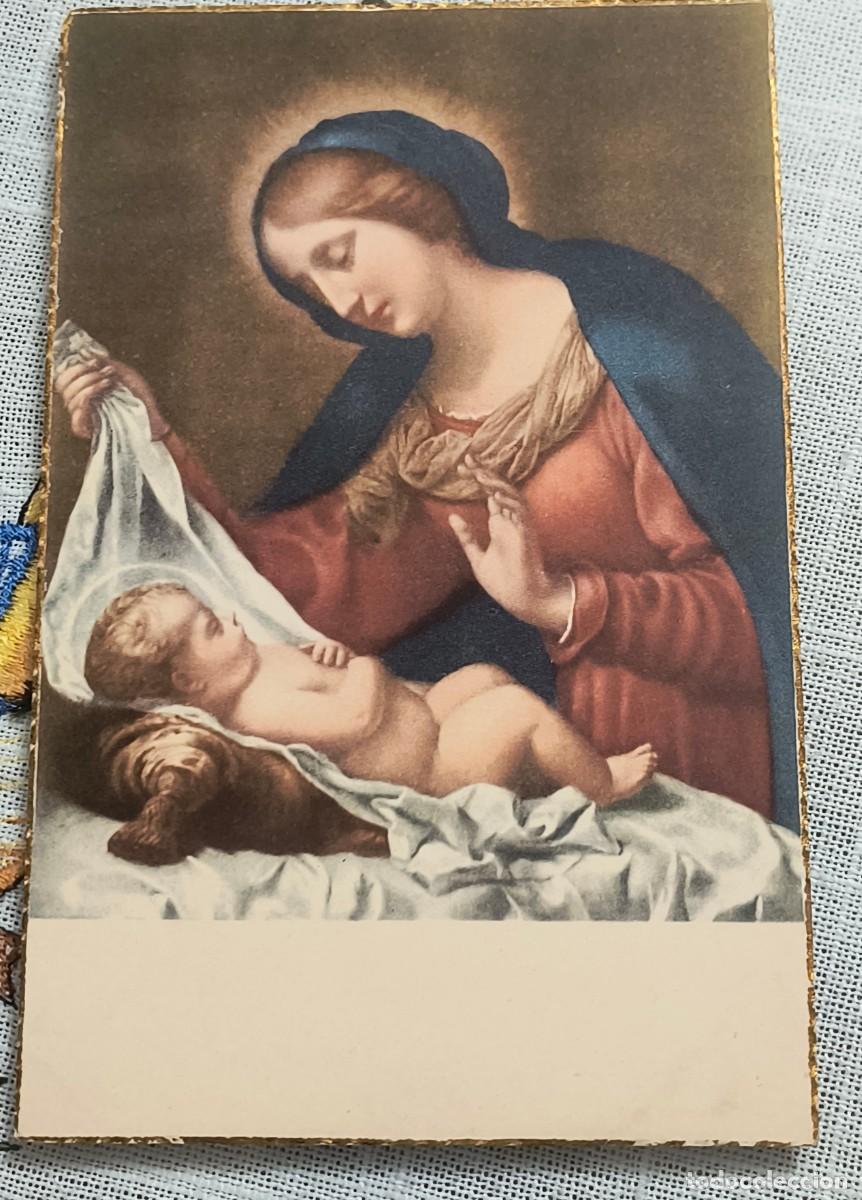 Cartes Postales: POSTAL ARTE RELIGIOSO | LA VIRGEN CONTEMPLANDO AL NI&Ntilde;O - CARLO DOLCI