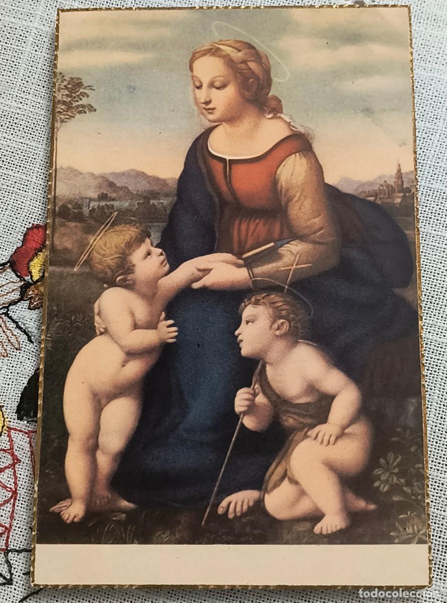 Postais: POSTAL ARTE RELIGIOSO | LA VIRGEN EL NI&Ntilde;O Y SAN JUAN - RAFAEL