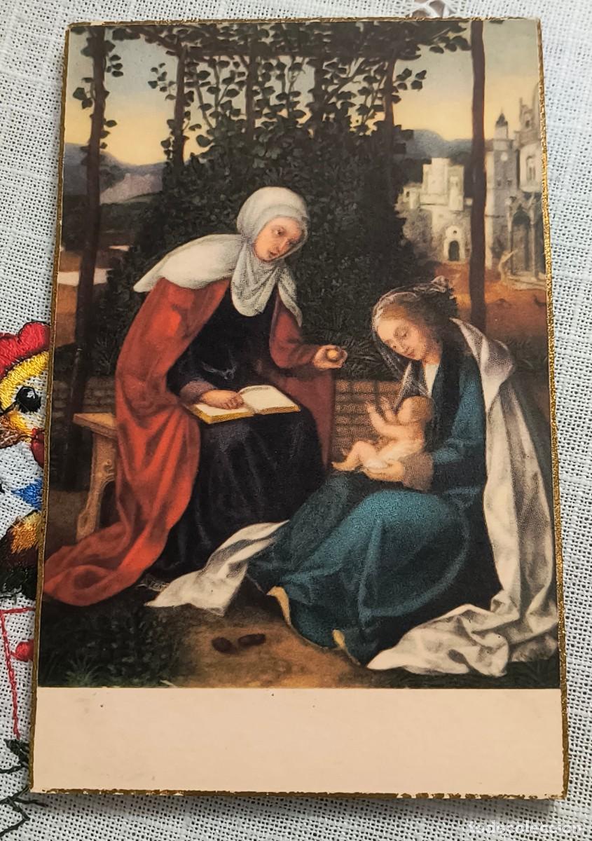 Postales: POSTAL ARTE RELIGIOSO | SANTA ANA LA VIRGEN Y EL NI&Ntilde;O - JAN DE COCK