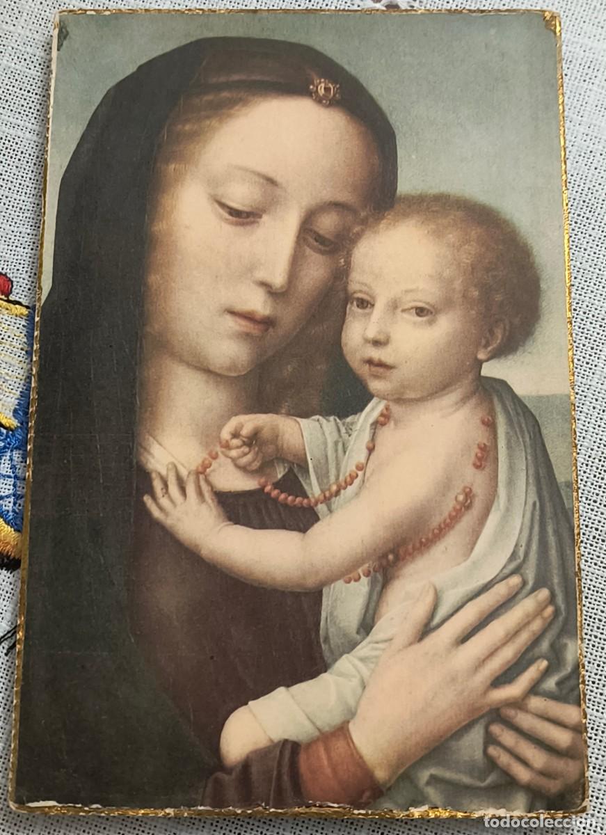Postales: POSTAL ARTE RELIGIOSO | LA VIRGEN Y EL NI&Ntilde;O - GERARD DAVID