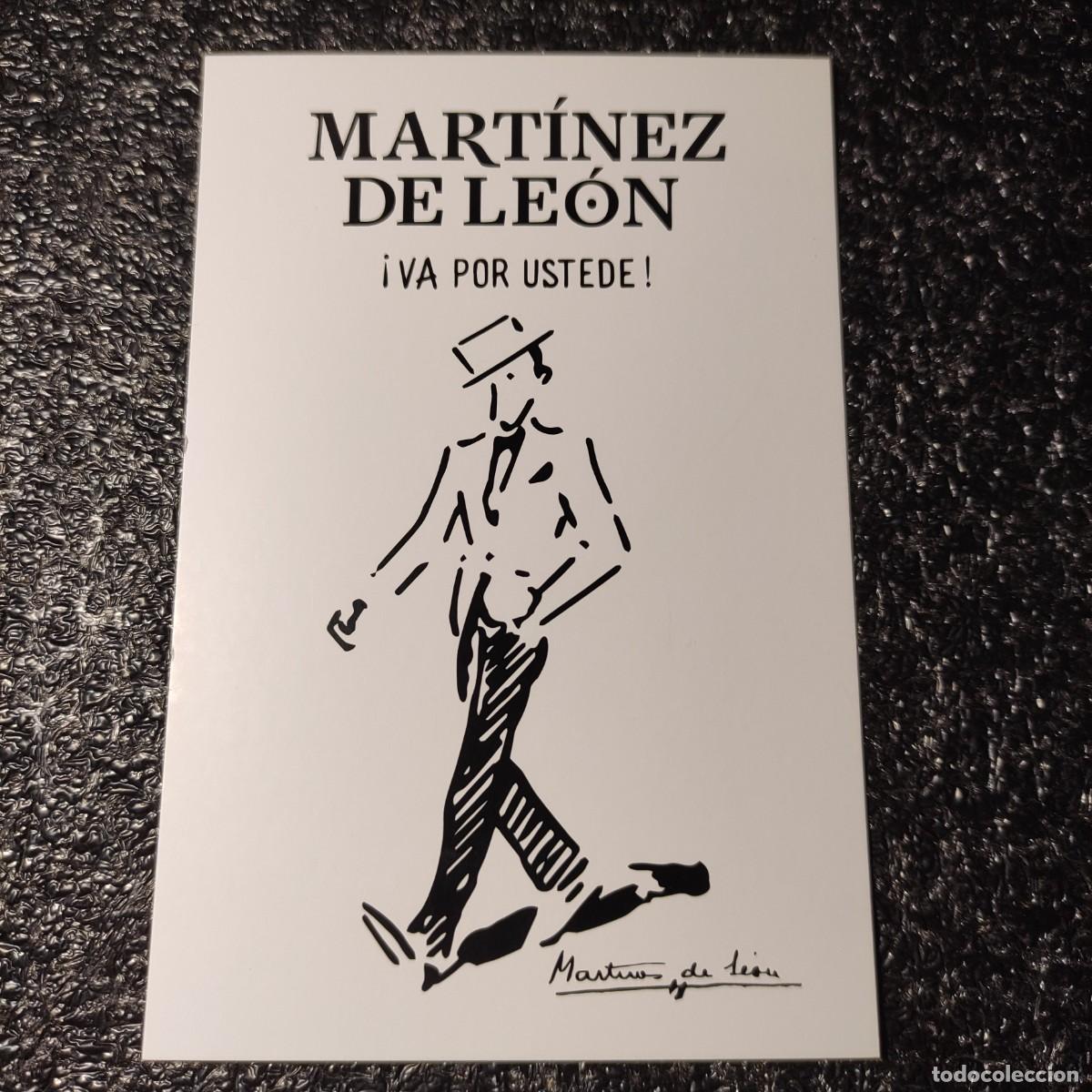 Postales: POSTAL . MARTINEZ DE LE&Oacute;N . VA POR USTEDES . CORIA DEL RIO ** FNDACION M. DE LE&Oacute;N **