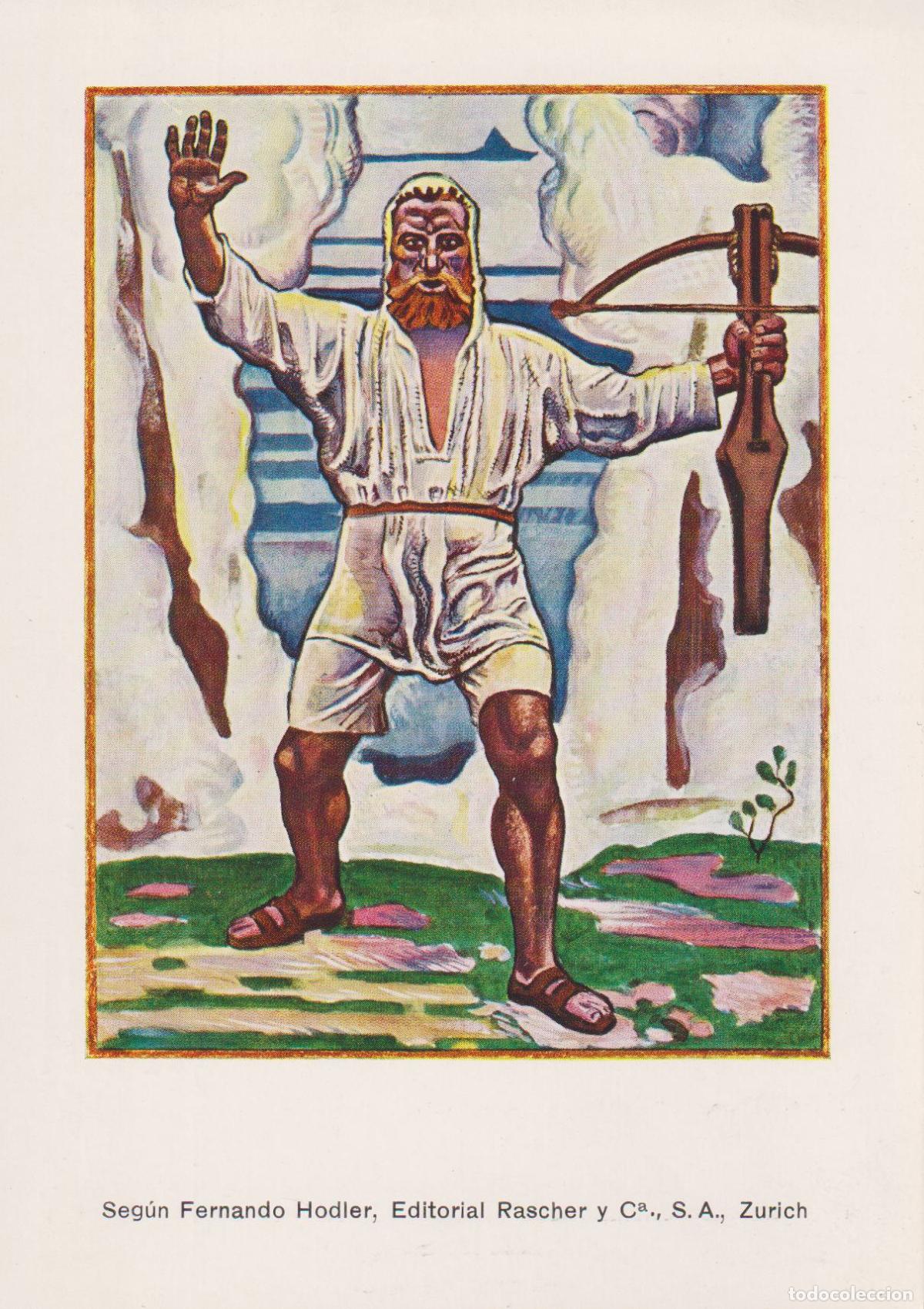 Postales: POSTAL DE LA OBRA DE FERDINAND HODLER, WILHELM TELL (1903) - RASCHER'S &ndash; S/C