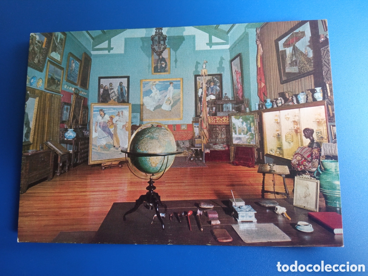 Postales: Antigua postal fotogr&aacute;fica, Estudio de Joaqu&iacute;n Sorolla