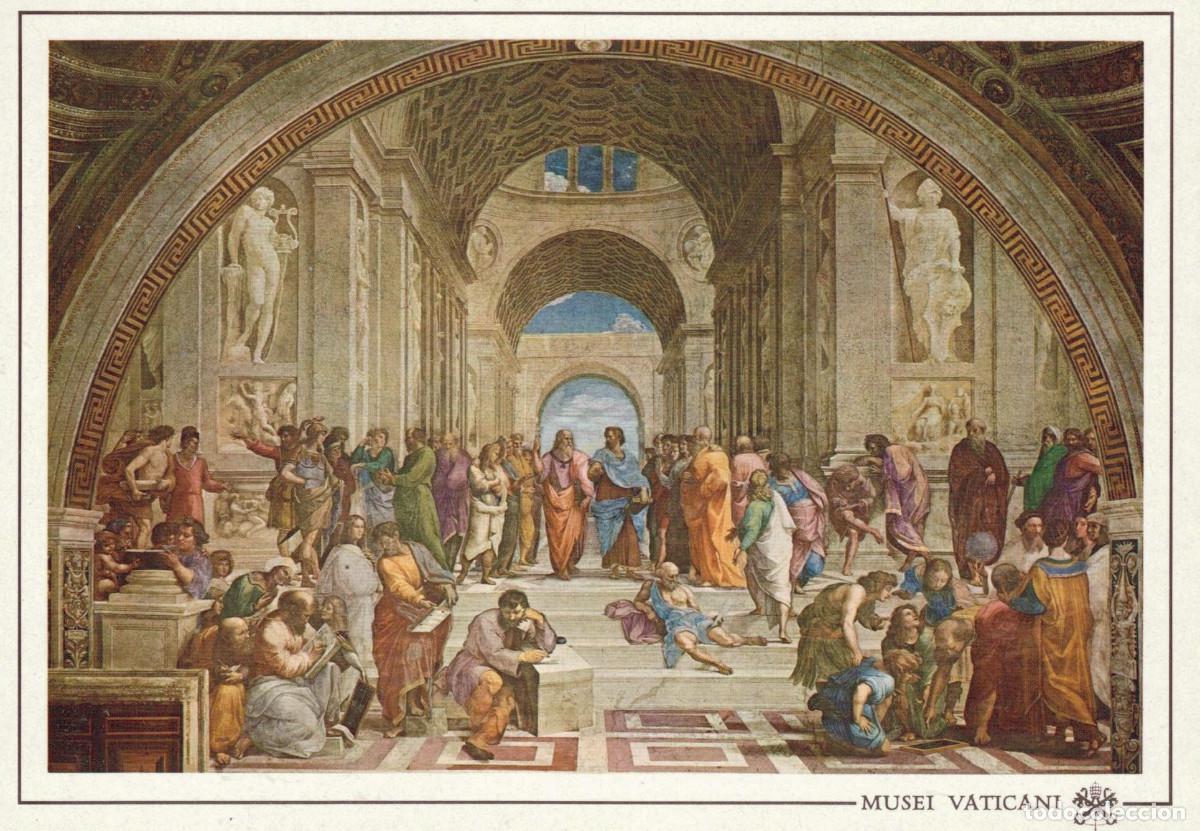 Postales: TARJETA POSTAL - MUSEI VATICANI - STANZE DI RAFFAELLO- STANZA DELLA SEGNATURA - SIN CIRCULAR