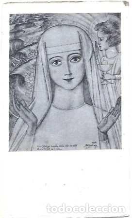 Postales: Holanda & Marcofilia, Jan Toorop, Madonna, Vlaardingen a Lisboa 1952 (337)