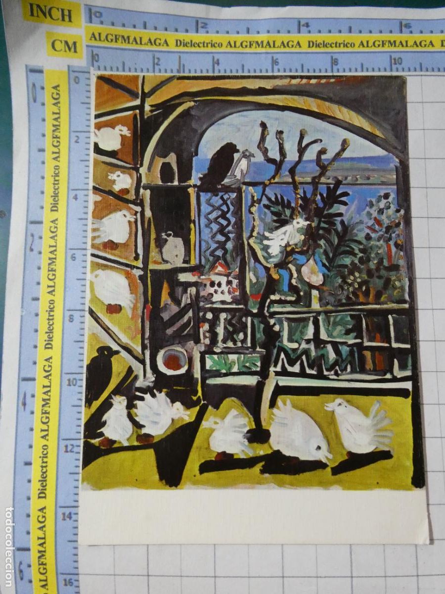 Postais: POSTAL DE ARTE PINTURA. A&Ntilde;O 1970. LOS PICHONES MUSEO PICASSO BARCELONA. 2447