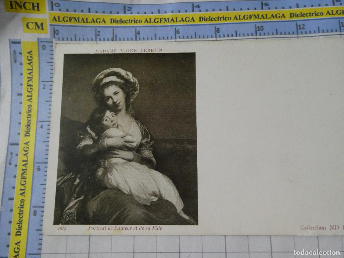 Postales: POSTAL DE ARTE PINTURA. SIGLO XIX - 1905. MADAME VIG&Eacute;E LEBRUN PORTRAIT DE L'AUTEUR ET FILLE. 2454