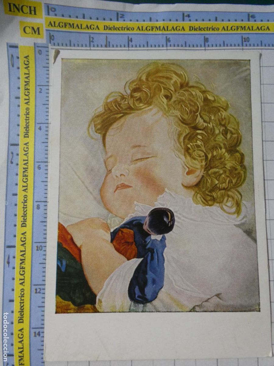 Postales: POSTAL DE ARTE PINTURA. MI MU&Ntilde;ECA FAVORITA PINTADO CON LA BOCA STEGMANN. 2461
