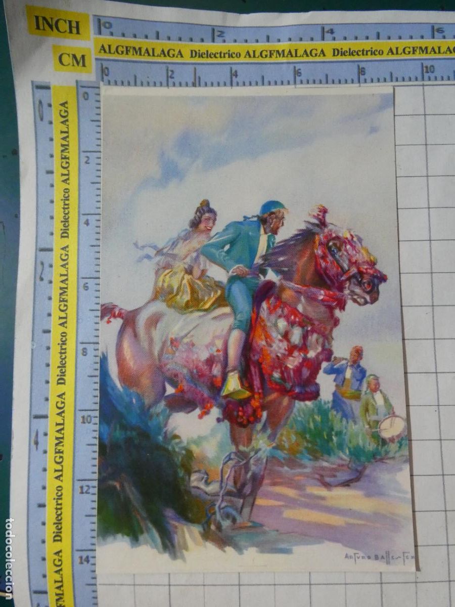 Postales: POSTAL DE ARTE PINTURA. A&Ntilde;OS 50. ACUARELAS DE ARTURO BALLESTER. GRUPA VALENCIANA. 2466