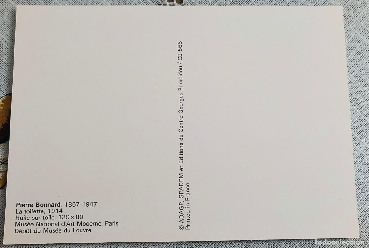 Postales: POSTAL ARTE | BONNARD - LA TOILETTE - Foto 2