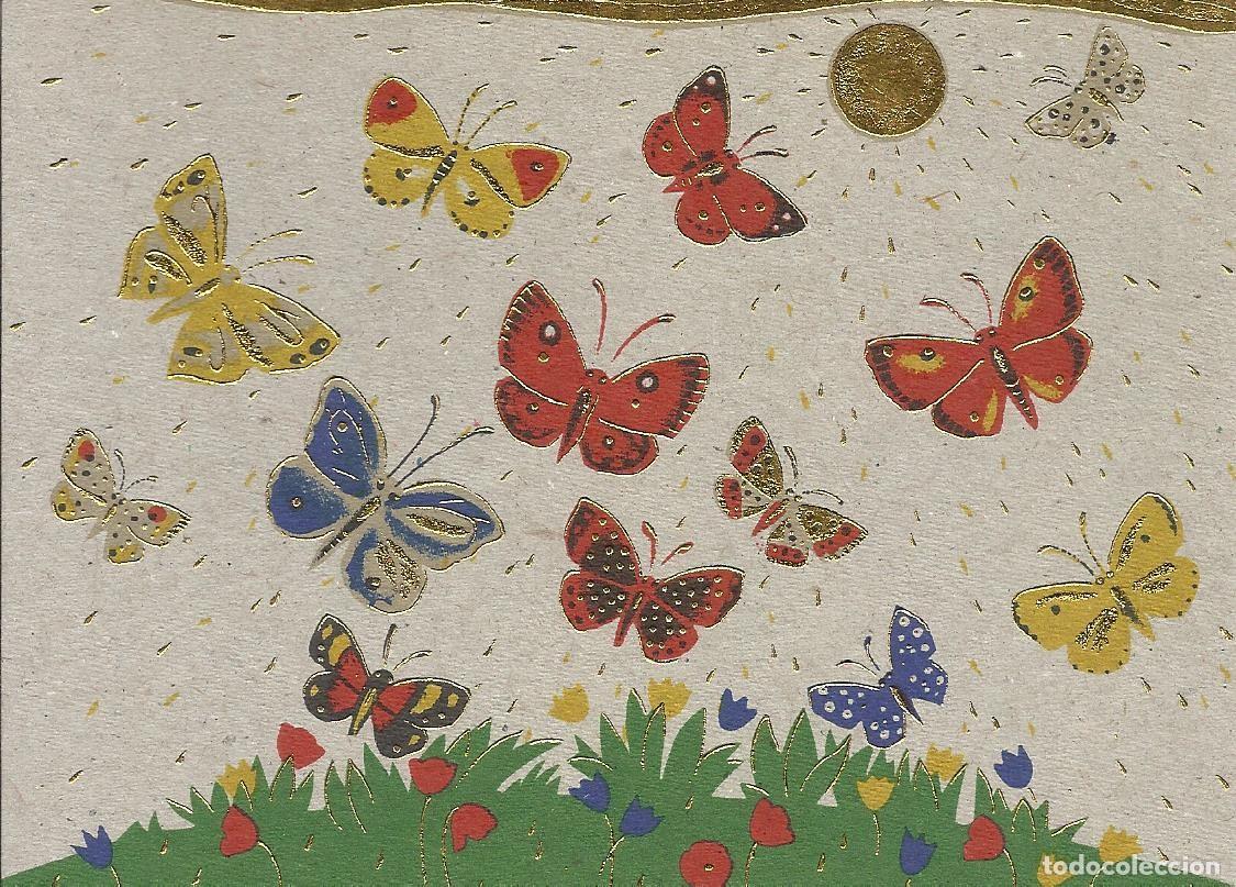 Postales: Earth Songs. Butterflies in the sun. Mariposas en el sol. Postal. 10x15 m. W. Turnowsky. Tel Aviv.
