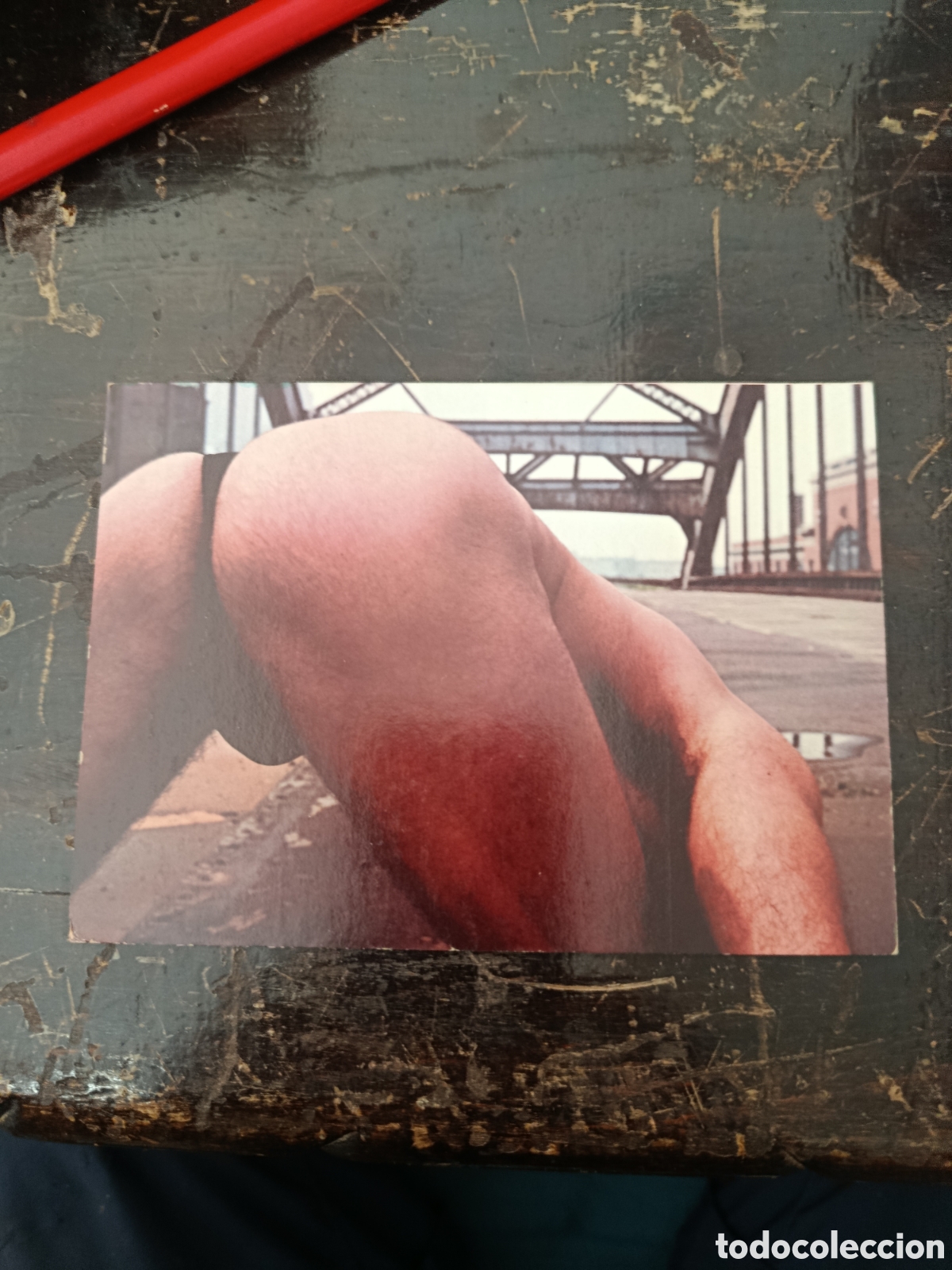 Postales: Postal erotica m&aacute;sculina enerjohn on the Bridge 1980 Stanley stellar photographs