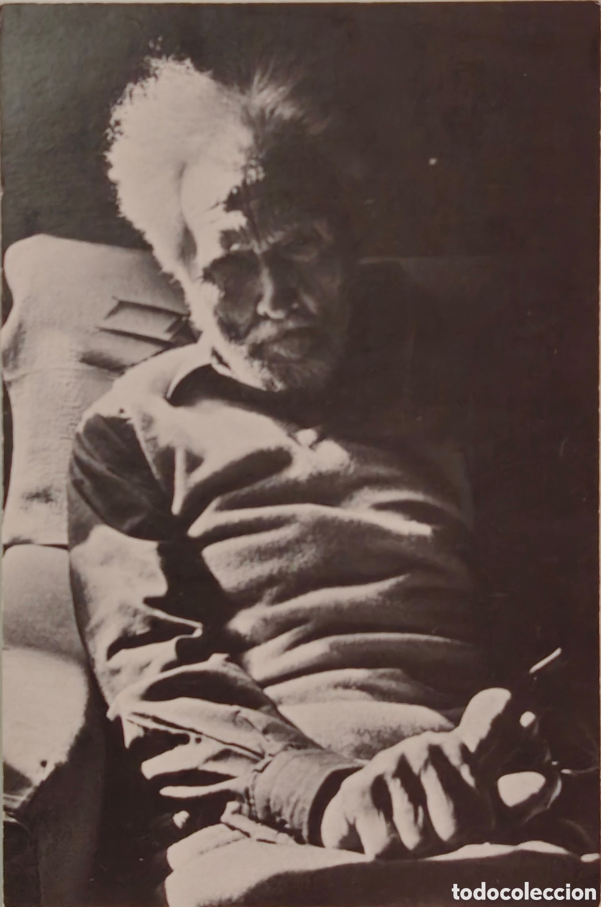Postales: Postal Exposici&oacute;n Henri Cartier-Bresson - Retrato de Ezra Pound (1971) - CAF Almer&iacute;a, 1996