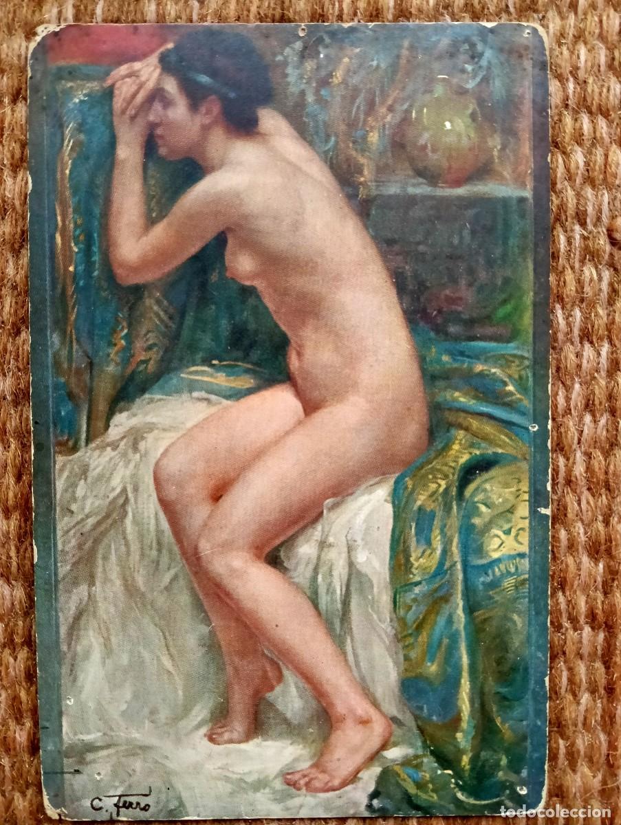 Postales: CESARE FERRO - NUDO (ETUDE DE NU)