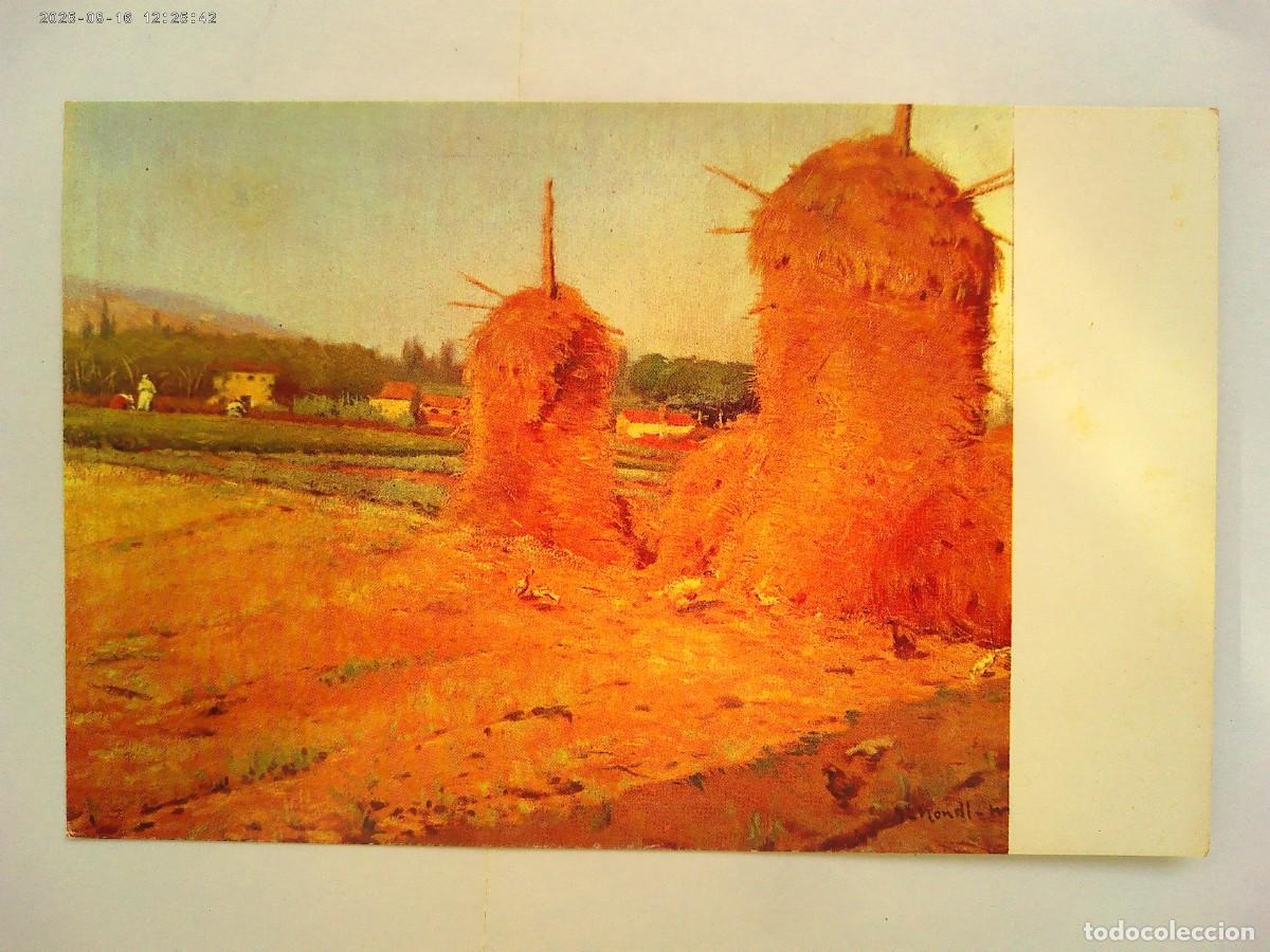 Postales: POSTAL CON PINTURA DE ISIDRE NONELL I MONTURIOL : SOL DE MA&Ntilde;ANA . AYUNTAMIENTO DE BARCELONA
