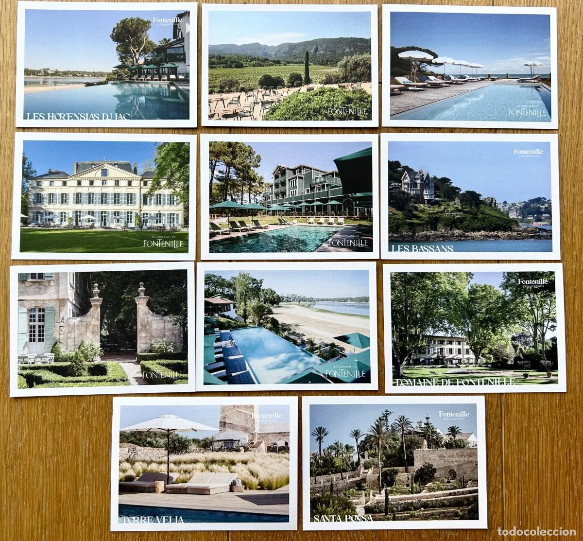 Postales: Colecci&oacute;n Flyer tipo Postal Hoteles FONTENILLE