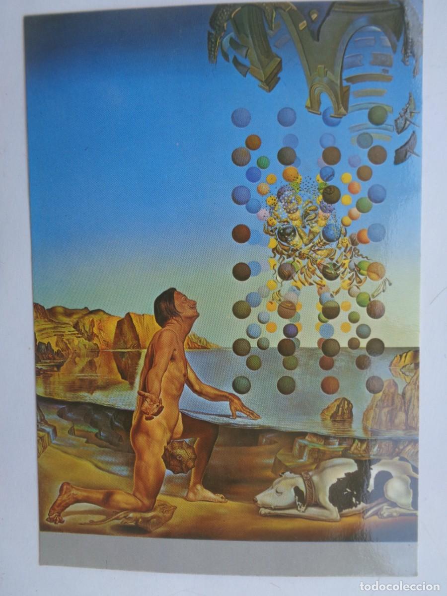 Postais: POSTAL CON PINTURA DE DALI: DALI DESNUDO , ETC, ETC . FUNDACION GALA - DALI