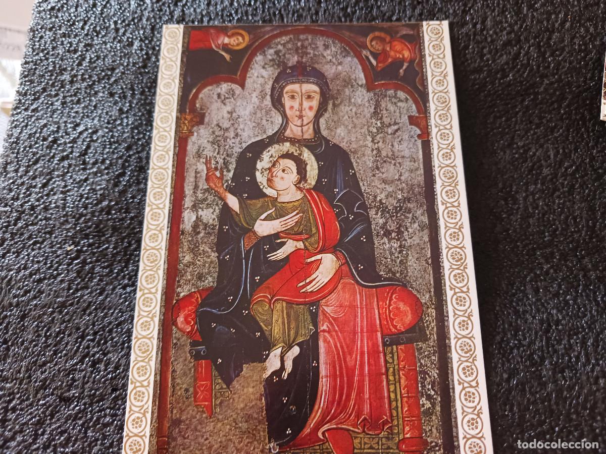 Cartes Postales: restaurante quo vadis, serie arte romanico catalu&ntilde;a, talla policromada, iglesia de avia, barna, 1974