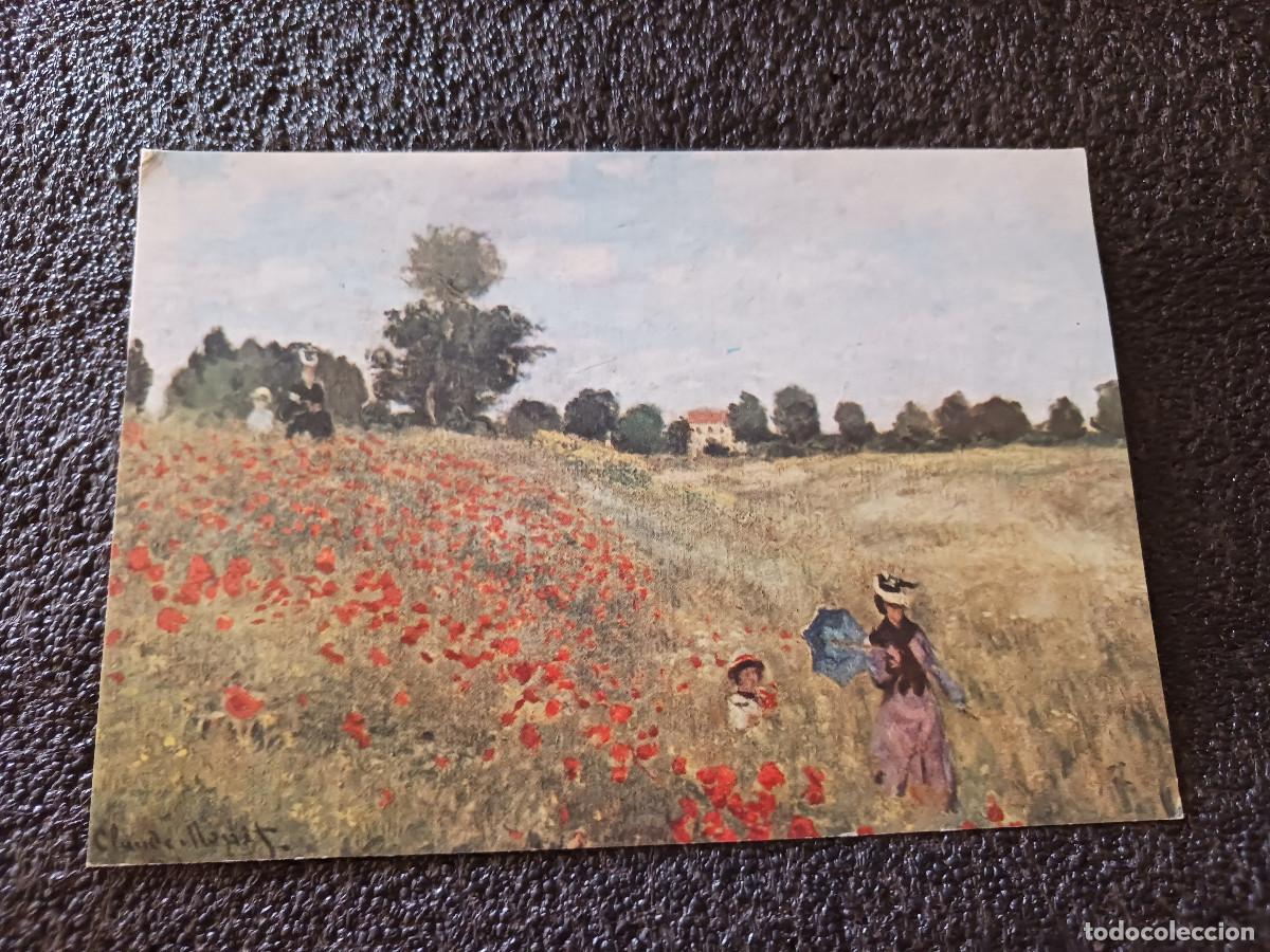 Postales: 0618 monet, las amapolas, edizione d`arte