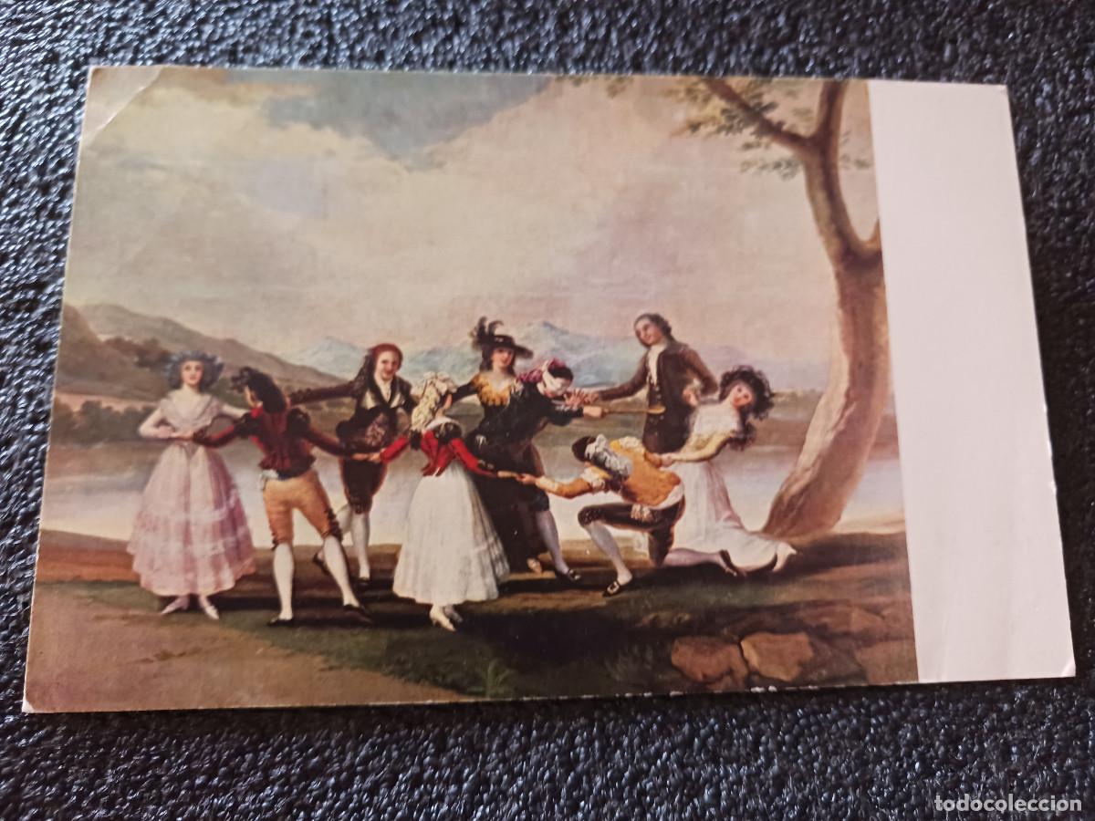 Postales: la gallina ciega, museo del prado, goya, escrita 1972