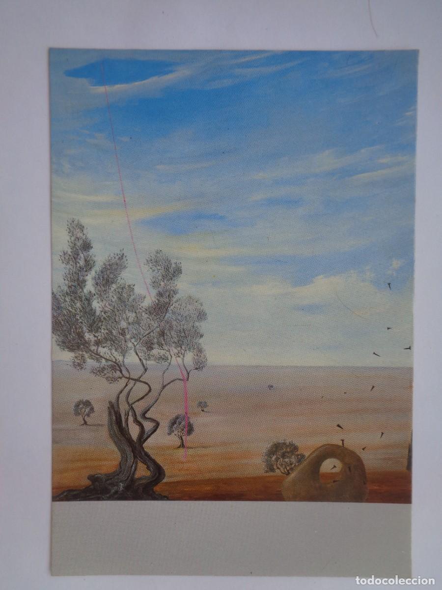 Cartoline: POSTAL CON PINTURA DE EVARIST VALLES : TENSI&Oacute; .