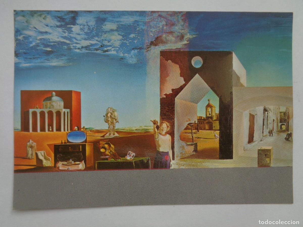 Postais: POSTAL CON PINTURA DE DALI: AFUERAS DE LA CIUDAD ETC, ETC. FUNDACION GALA - DALI