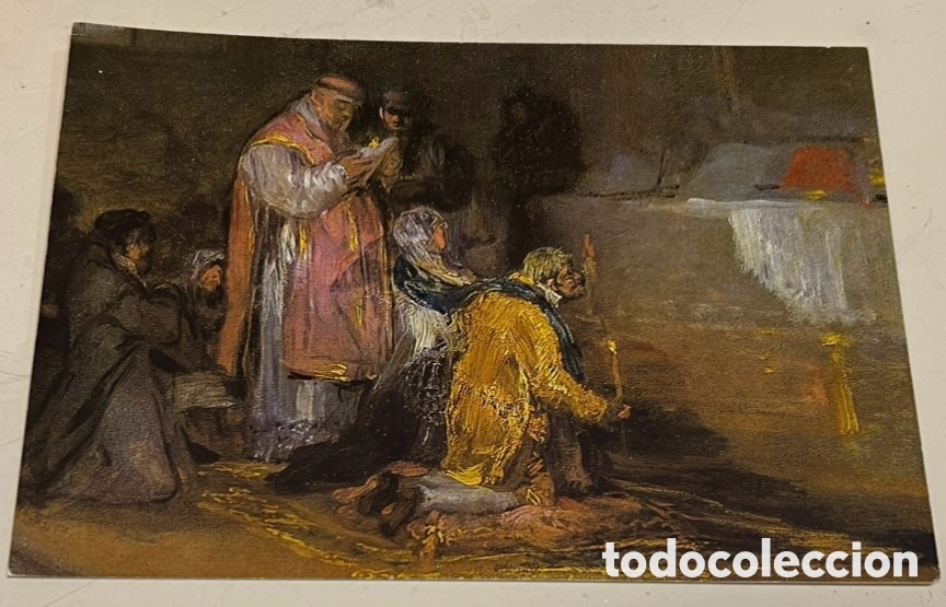 Postales: Postal. Matrimonio Desigual. Goya. Museo Lazaro Galdiano. 1977.