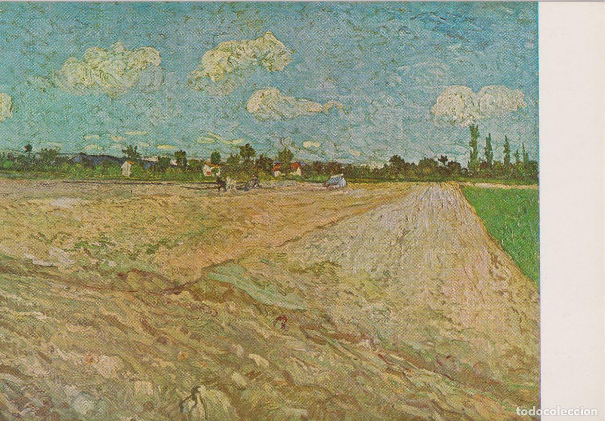 Postales: POSTAL DE LA OBRA DE VINCENT VAN GOGH, EL CAMPO ARADO &ndash; VAN GOGH MUSEUM &ndash; S/C