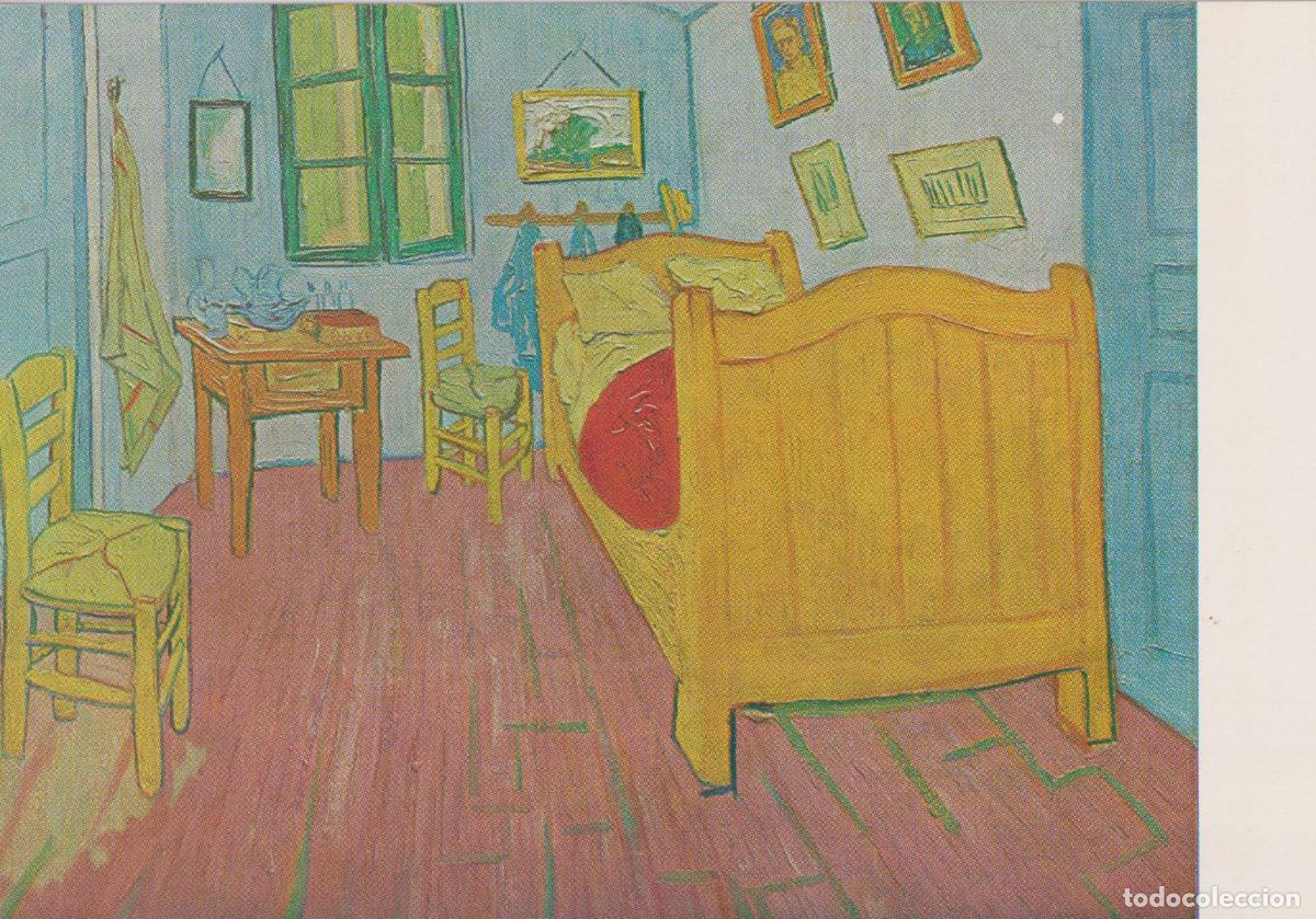 Postales: POSTAL DE LA OBRA DE VINCENT VAN GOGH, LA HABITACION DE DORMIR EN ARLES &ndash; VAN GOGH MUSEUM &ndash; S/C