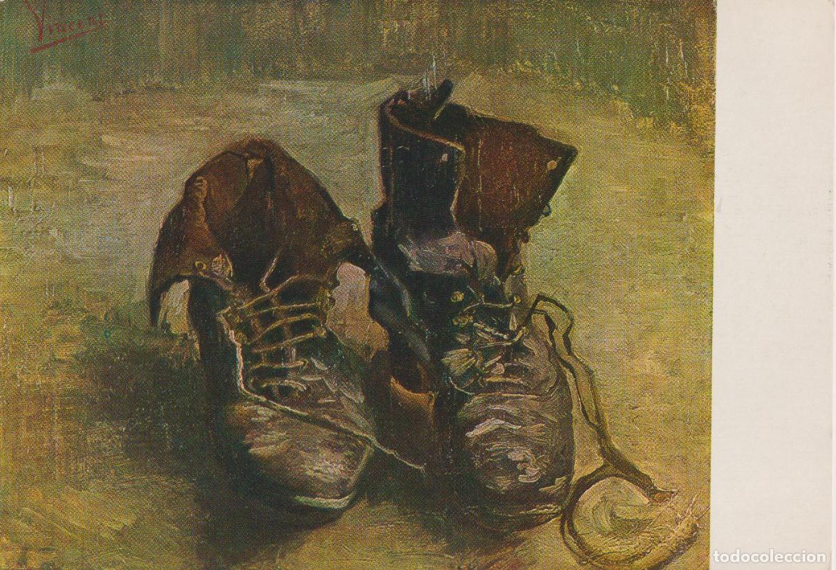 Postales: POSTAL DE LA OBRA DE VAN GOGH, SOULIERS AUX LACETS (1886) &ndash; EDITION RIJKSMUSEUM 255 &ndash; S/C