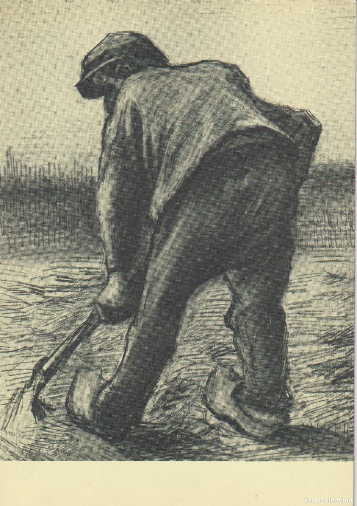 Postales: POSTAL DE LA OBRA DE VAN GOGH, PAYSAN B&Ecirc;CHANT, VU DE DOS (1885) &ndash; EDITION RIJKSMUSEUM 1302 &ndash; S/C