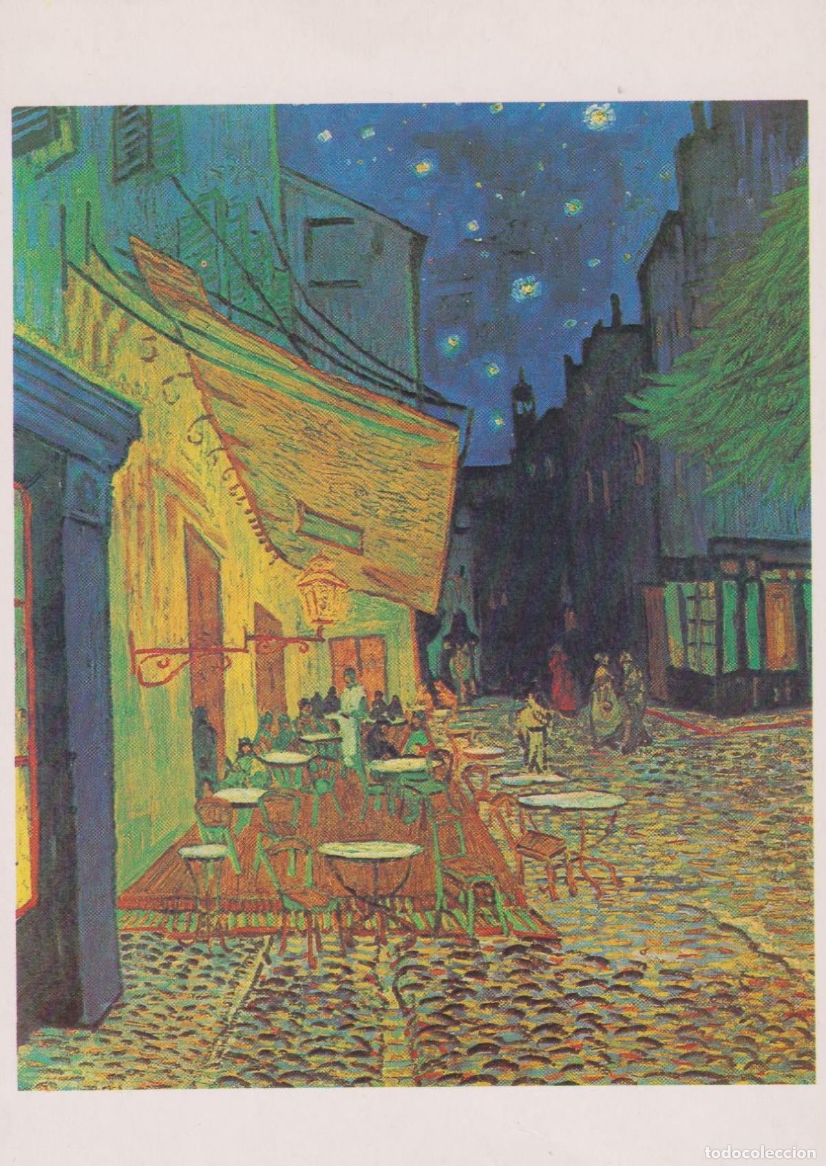 Postales: POSTAL DE LA OBRA DE VAN GOGH, LE CAFE LE SOIR (1887) &ndash; EDITION RIJKSMUSEUM &ndash; S/C