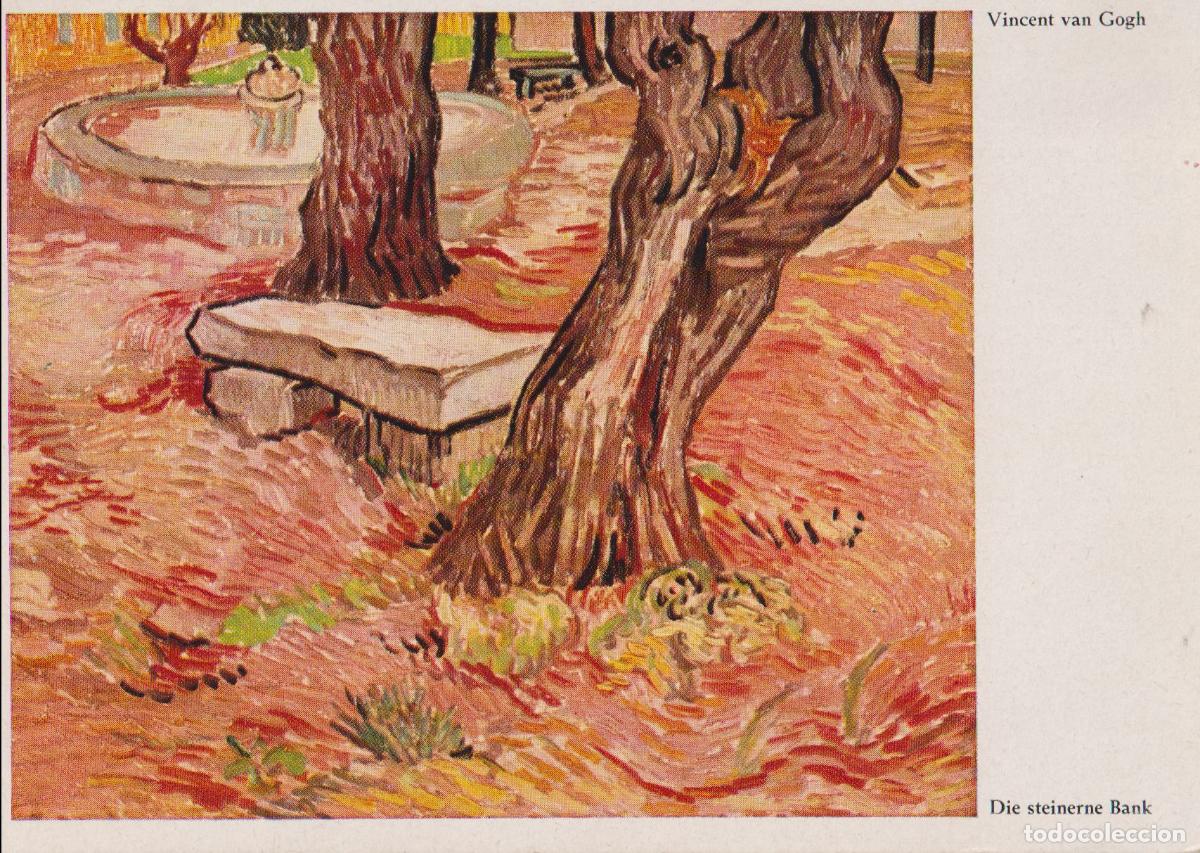 Postales: POSTAL DE LA OBRA DE VAN GOGH, DIE STEINERNE BANK &ndash; STARNBERG 29 &ndash; S/C