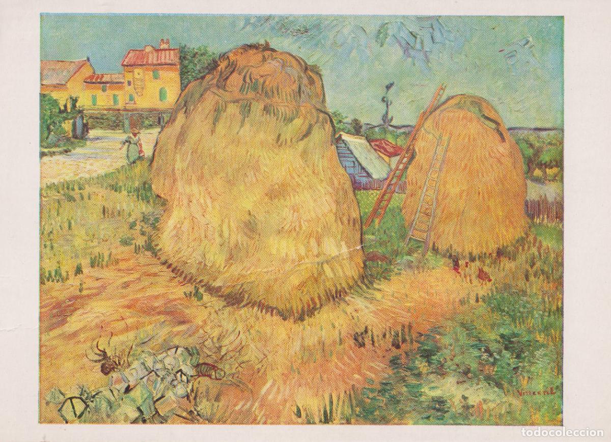 Postales: POSTAL DE LA OBRA DE VAN GOGH, HAYSTACKS IN PROVENCE&ndash; KR&Ouml;LLER-MULLER MUSEUM &ndash; S/C