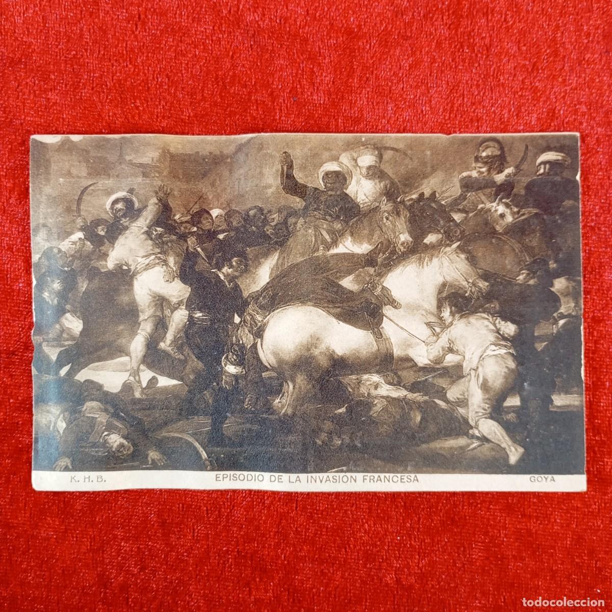 Postales: POSTAL - EPISODIO DE LA INVASION FRANCESA - K.H.B. - GOYA - J. CLIMENT - TORTOSA - RAR&Iacute;SIMA / 857