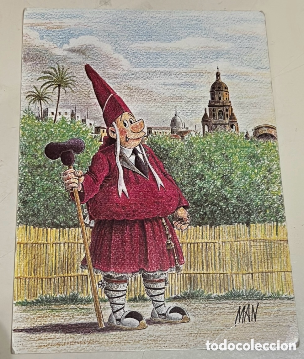 Postales: Postal. Un Nazareno G&uuml;ertano. Murcia. MAN. 1980.