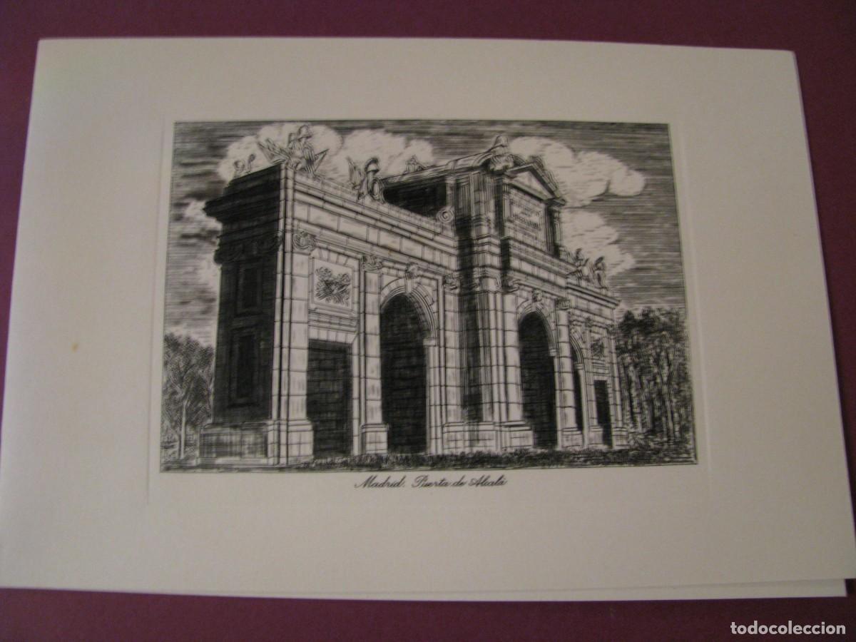 Postales: POSTAL DE ED. RELIEVES NIETO 1977. MADRID, PUERTA DE ALCALA. DIPTICA 17X11,5 CM