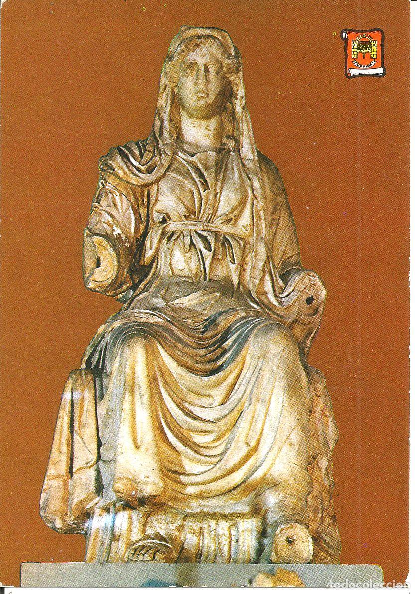 Postales: POSTAL MERIDA - MUSEO ARQUEOLOGICO, CERES DEL TEATRO ROMANO, S. II - ED. PERGAMINO