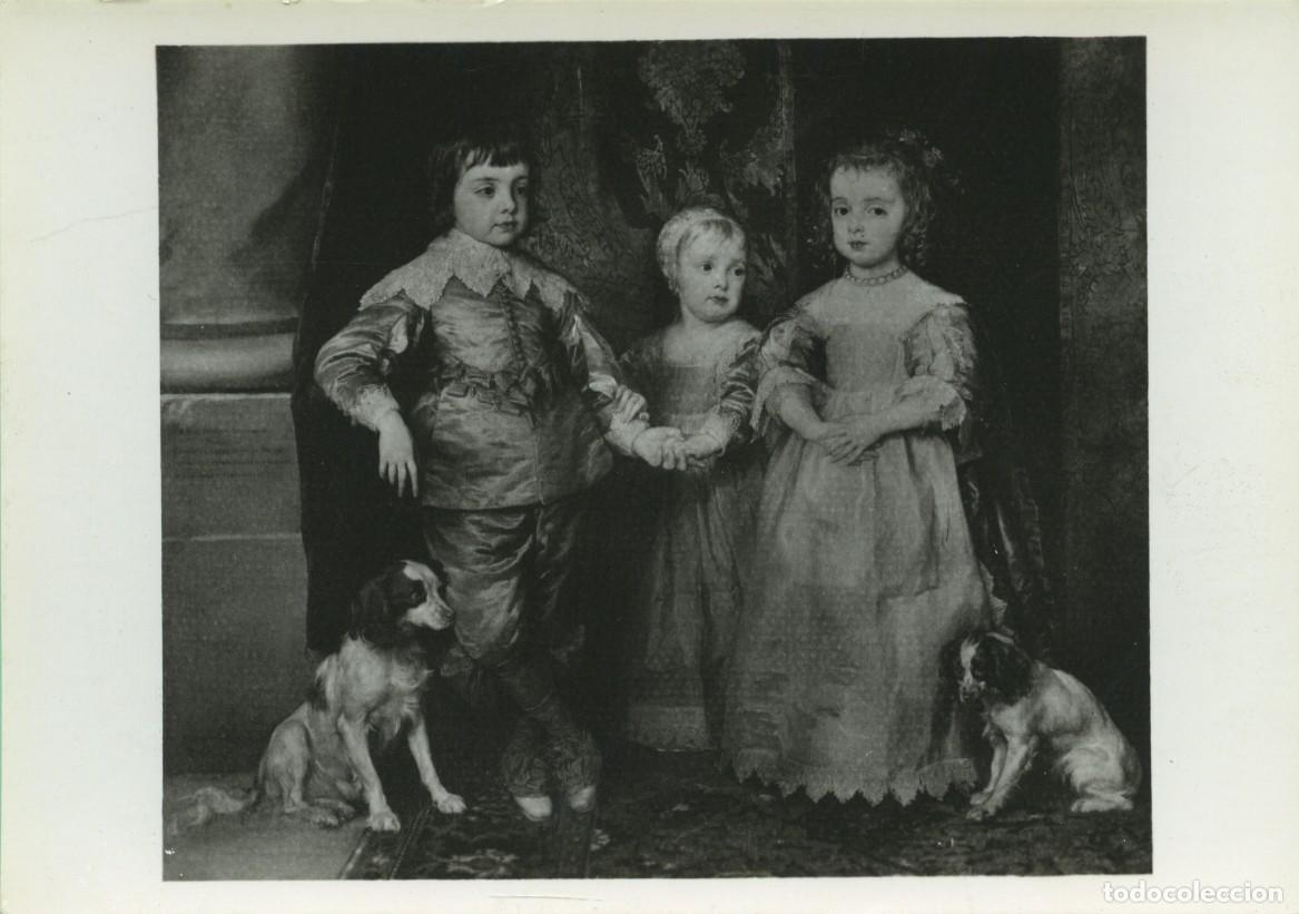 Postales: VAN DYCK. The Three Eldest Children of Charles I. Sin circular. THE QUEEN'S GALLERY BUCKINGHAM PALAC