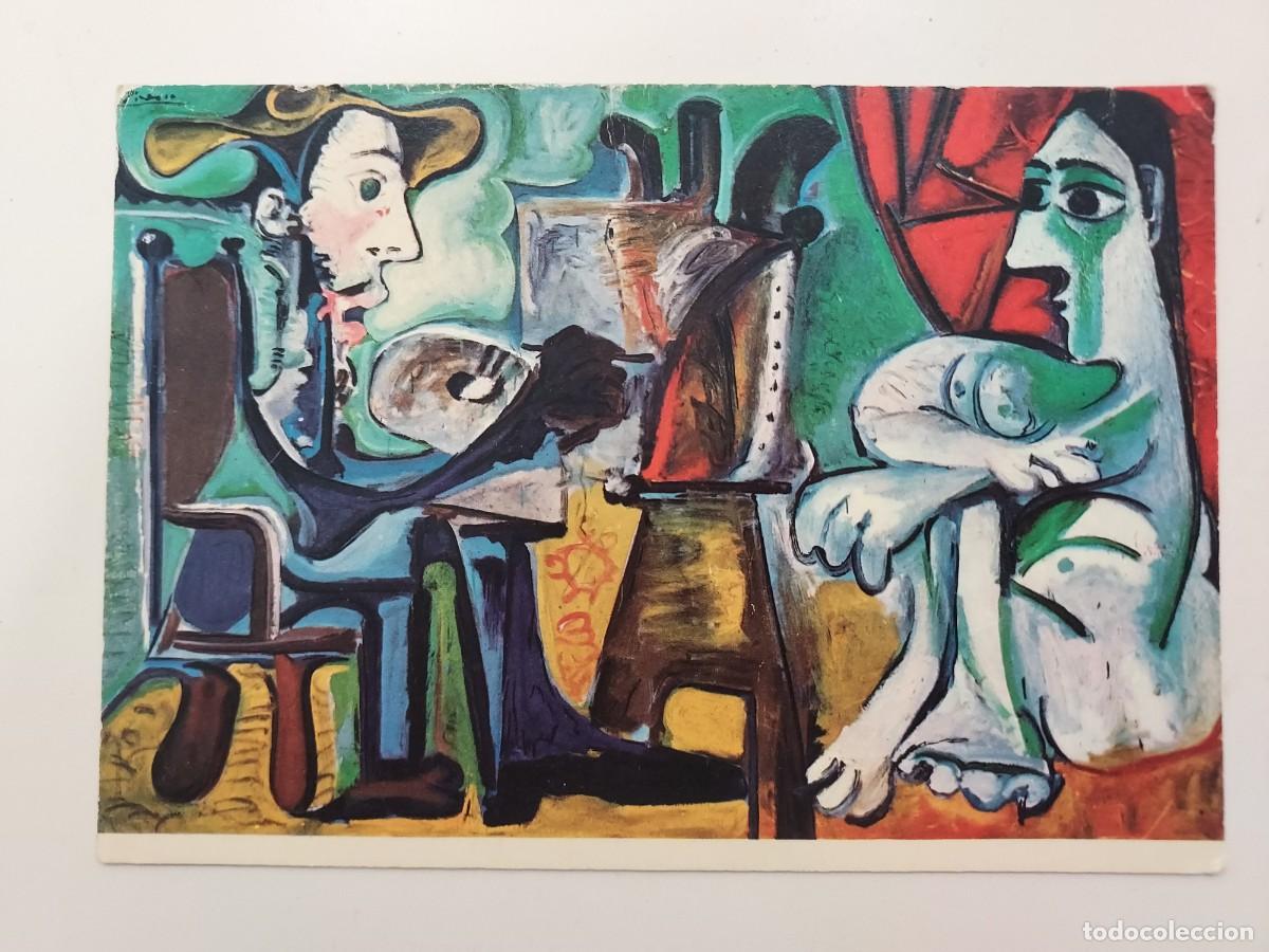 Postales: POSTAL PABLO PICASSO. EL PINTOR Y SU MODELO. 1968. ESCRITA
