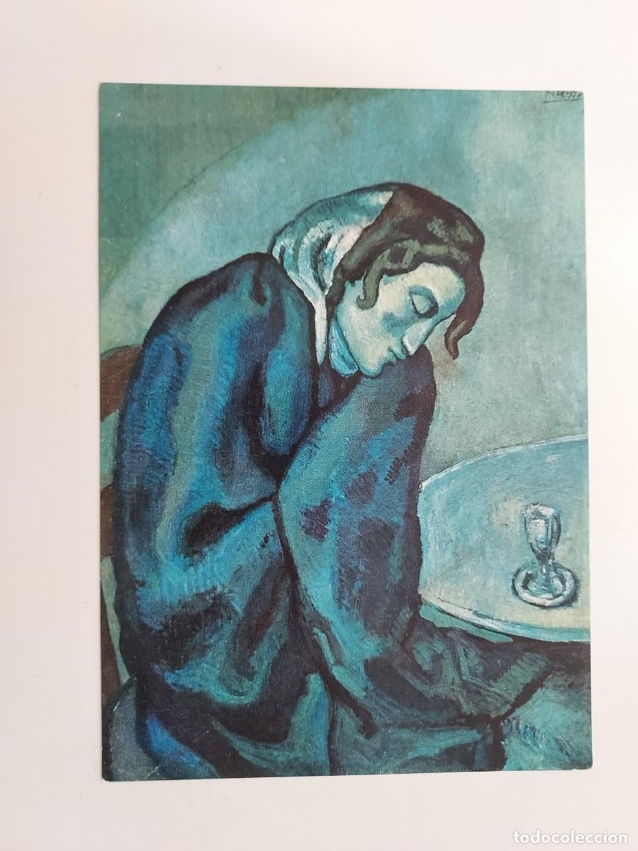 Postales: POSTAL PABLO PICASSO. BEBEDORA ADORMECIDA. COLECCION PARTICULAR SUIZA. 1966. S/C