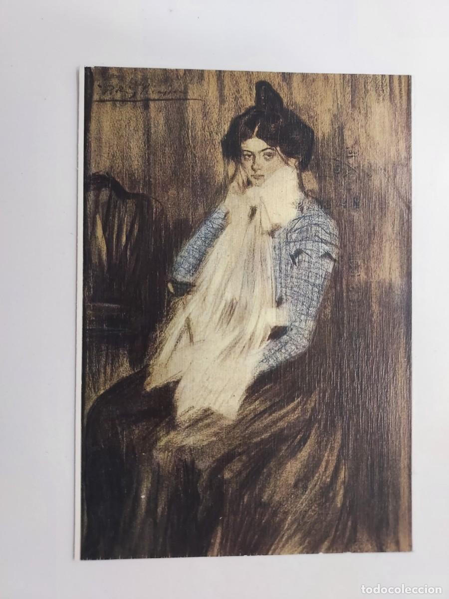 Postales: POSTAL PABLO PICASSO. LOLA, LA HERMANA DEL ARTISTA. MUSEO PICASSO BARCELONA. 1970. CIRCULADA