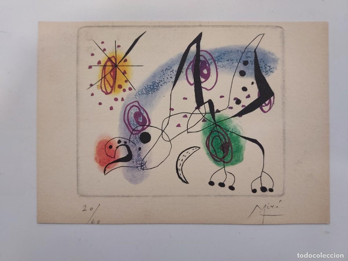 Postales: POSTAL JOAN MIRO. La bague d'aurore. GALERIA JUAN MAS, MADRID JOAN MIRO 1935-1976. CIRCULADA