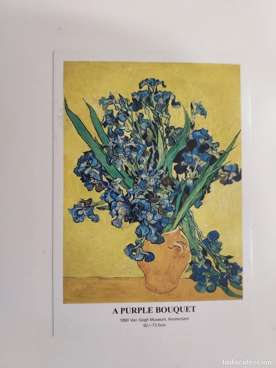 Postales: POSTAL VAN GOGH. A PURPLE BOUQUET. S/C. JARRON CON LIRIOS