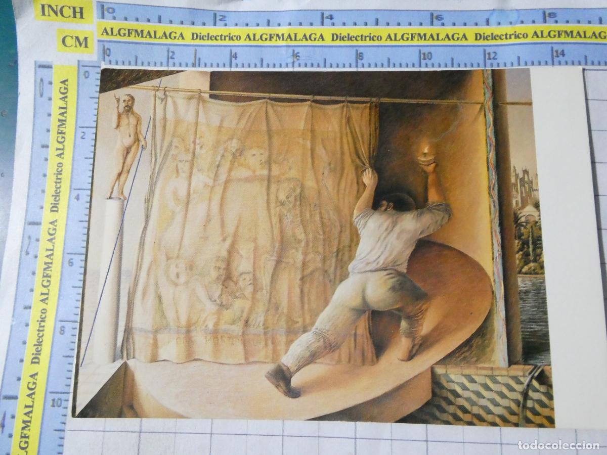 Postales: POSTAL DE ARTE PINTURA. MUSEO ARTE CONTEMPORANEO DE SEVILA. PEREZ VILLALTA EL RUMOR DEL TIEMPO 2831